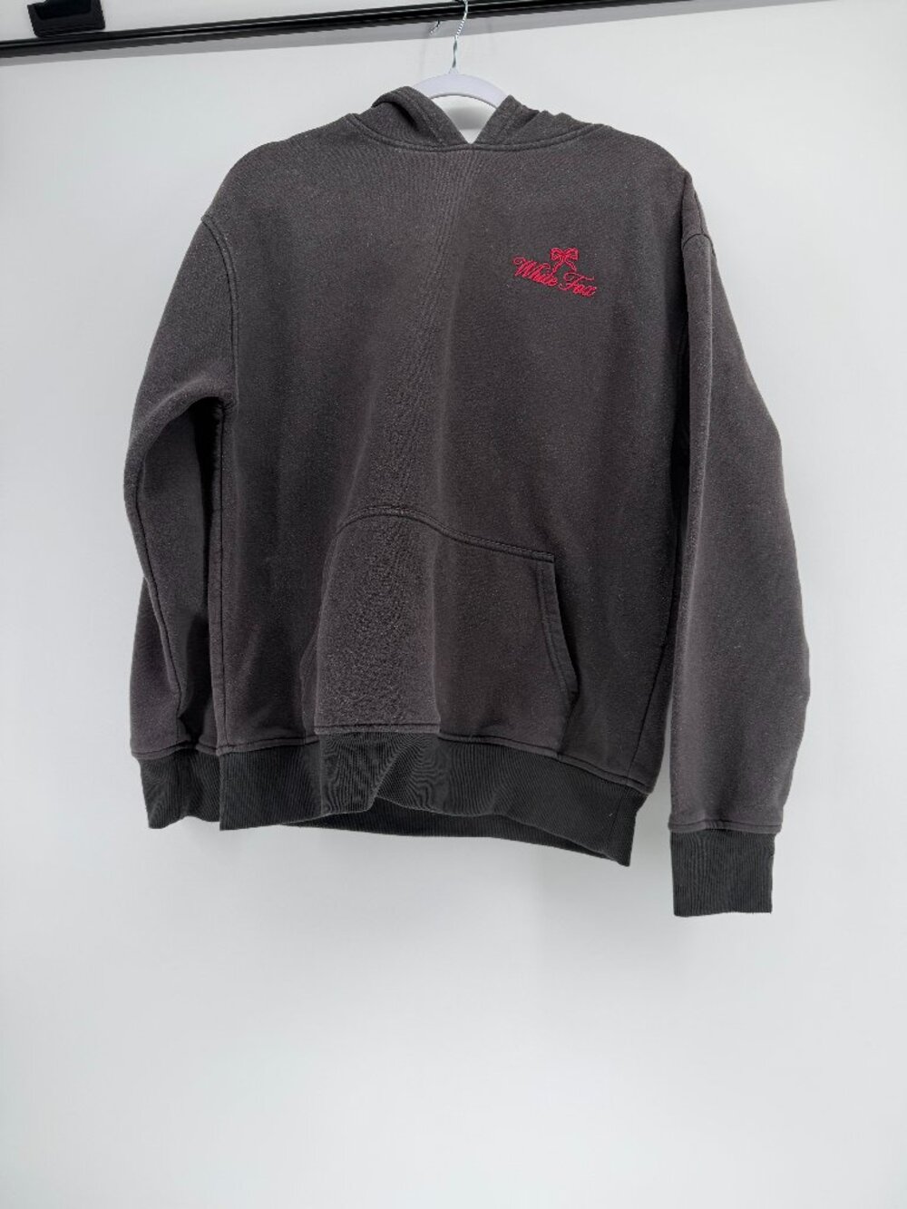 White Fox dark gray hoodie size S/M